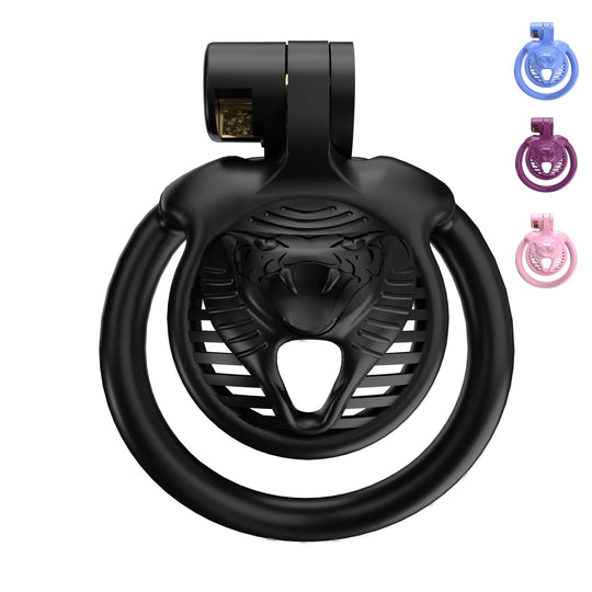 Super Small CX-4 Sissy Chastity Cage With 5 Arc Rings product view