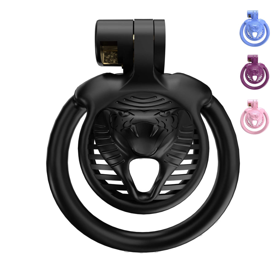Super Small CX-4 Sissy Chastity Cage With 5 Arc Rings product view