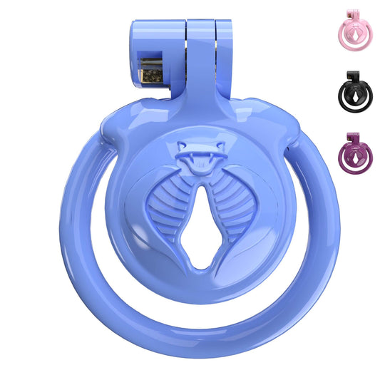 Super Small CX-5 Sissy Chastity Cage With 5 Arc Rings product view