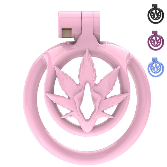 Super Small WX-5 Sissy Chastity Cage With 5 Arc Rings product view