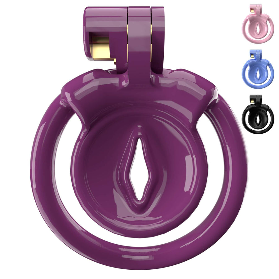 Super Small XX-1 Sissy Chastity Cage With 5 Arc Rings product view