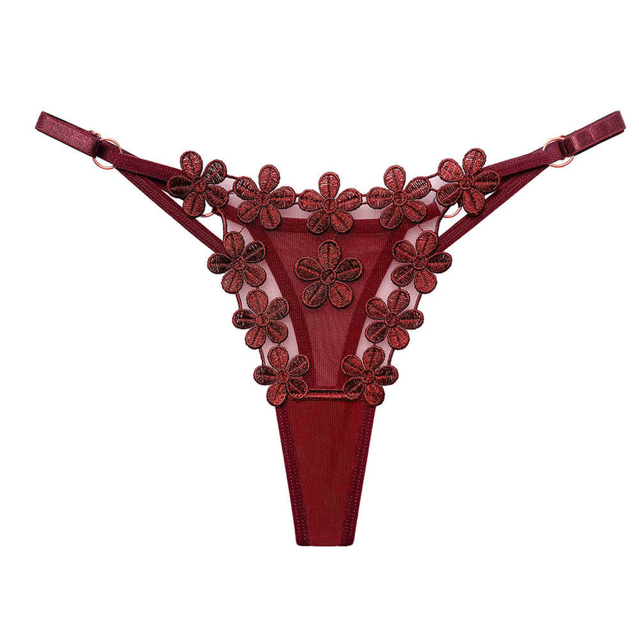 Sweet Flower Embroidered Princess Underwear, gallery view 5
