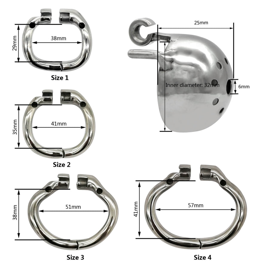 The bell Stainless Steel Chastity Device, gallery view 10