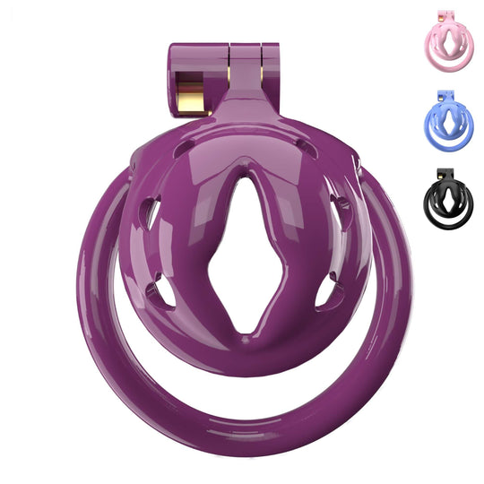 Super Small WX-1 Sissy Chastity Cage With 5 Arc Rings product view