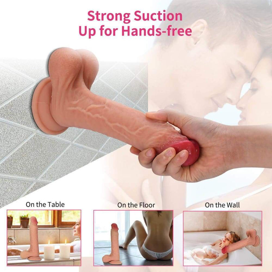 Happiness Provider 8 Inch Suction Cup Dildo, gallery view 7