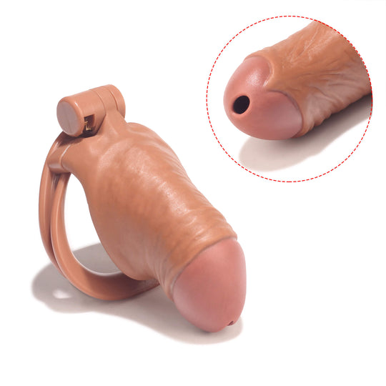 V3.0 Men's Simulated Penis Chastity Cage product view