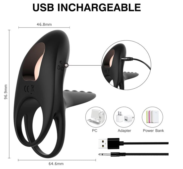 Remote Control Vibrating Penis Ring, gallery view 5