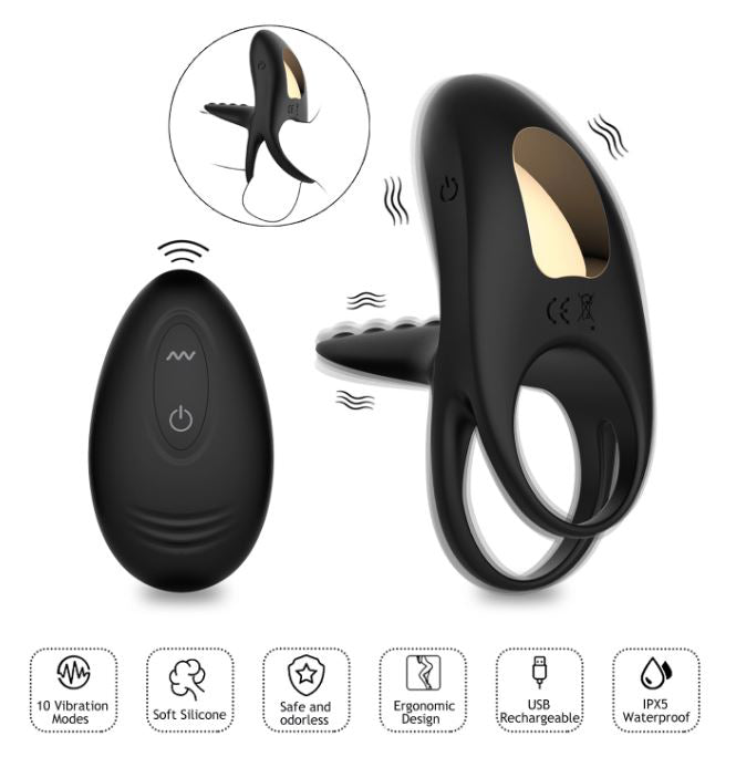 Remote Control Vibrating Penis Ring, gallery view 2