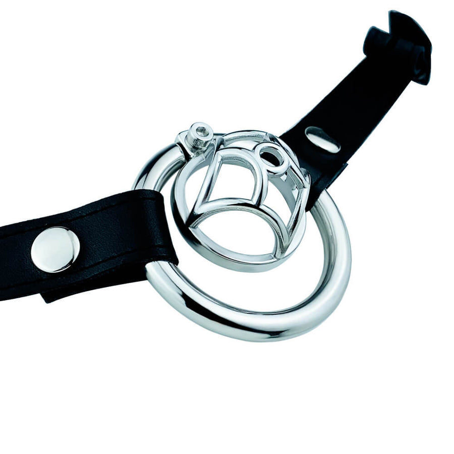 No Escape Chastity Cock Cage with Belt, gallery view 6