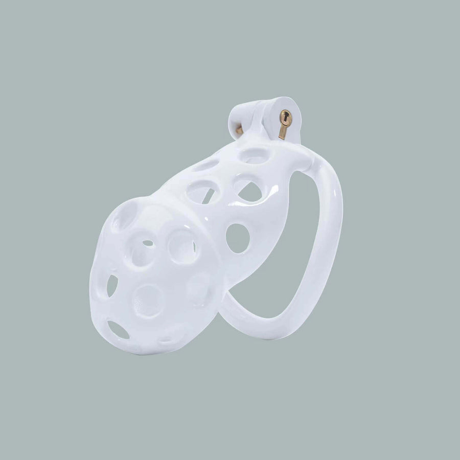While Hole Cobra Chastity Cage Kit 1.77 To 4.13 Inches Long, gallery view 5
