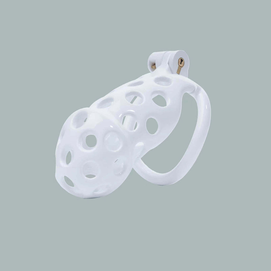 While Hole Cobra Chastity Cage Kit 1.77 To 4.13 Inches Long, gallery view 6