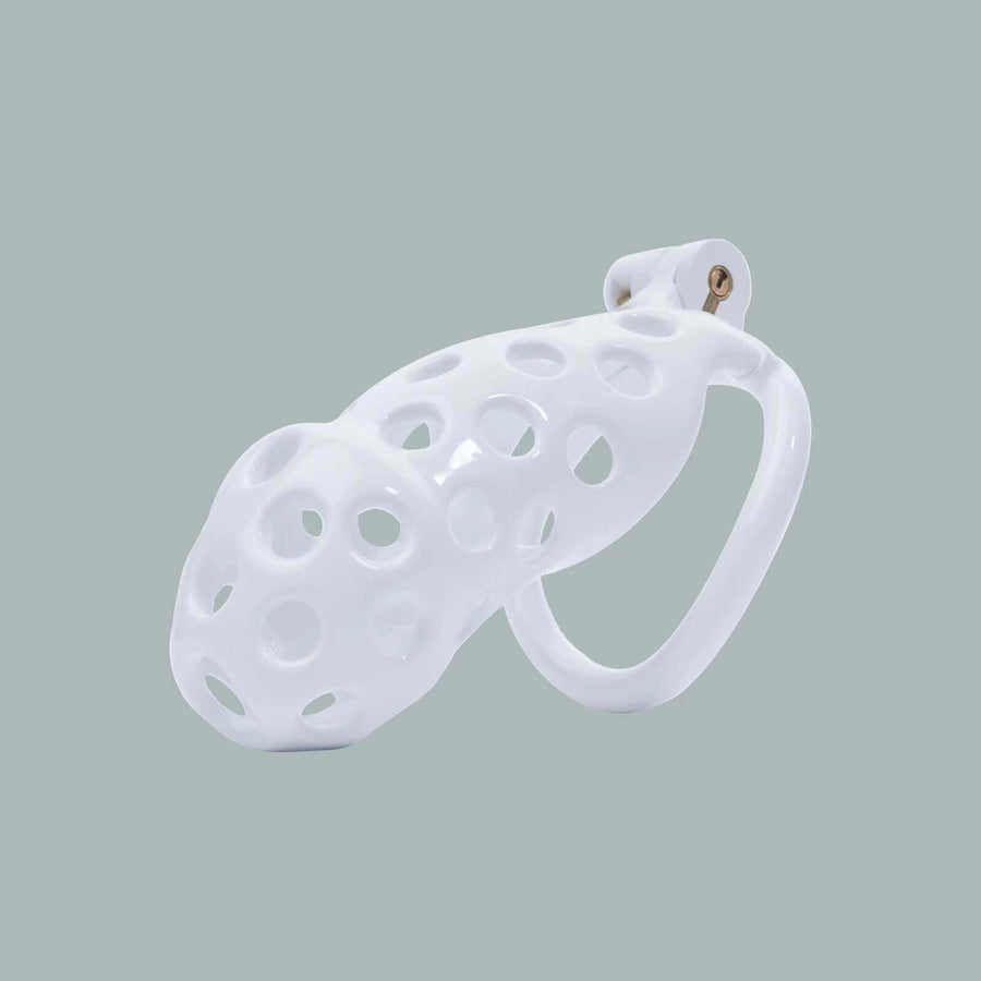 While Hole Cobra Chastity Cage Kit 1.77 To 4.13 Inches Long, gallery view 7
