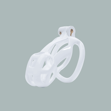 Load image into Gallery viewer, White Cobra Chastity Cage Kit 1.77 To 4.13 Inches Long
