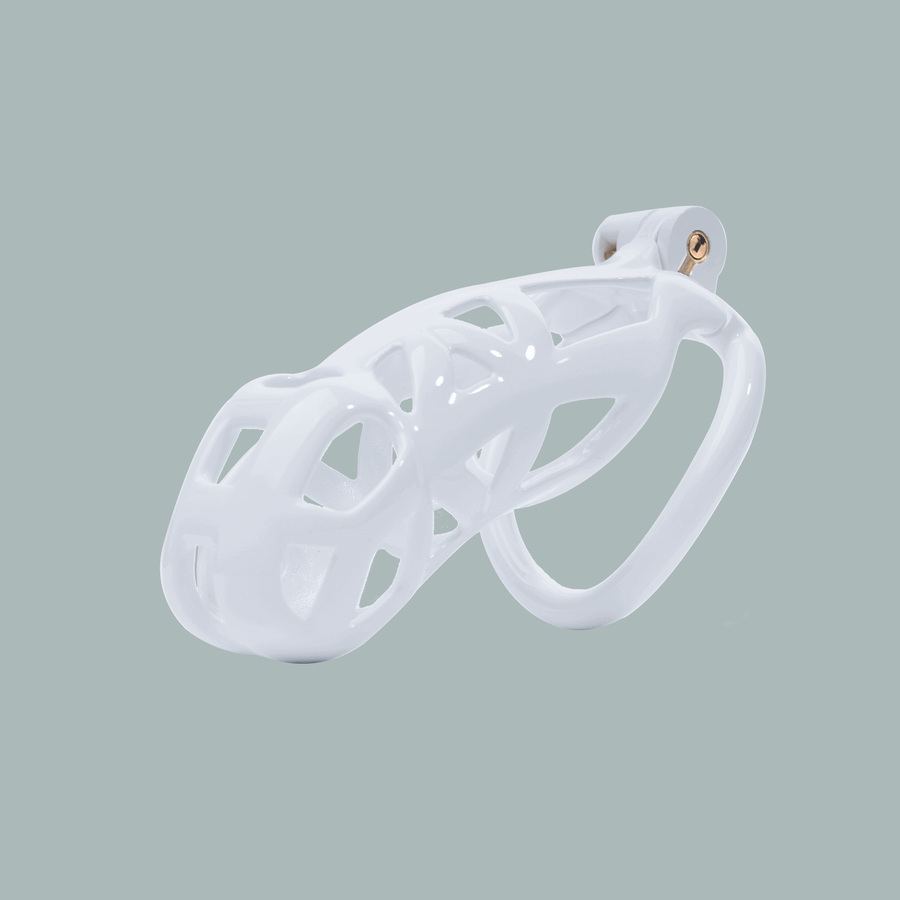 White Cobra Chastity Cage Kit 1.77 To 4.13 Inches Long, gallery view 7