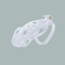 Load image into Gallery viewer, White Cobra Chastity Cage Kit 1.77 To 4.13 Inches Long
