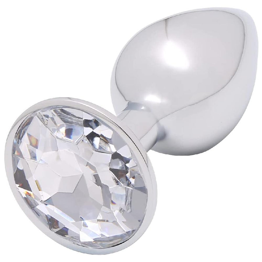 BDSM Smooth Aluminum Alloy Butt Plug 2.76 to 3.74 Inches Long, gallery view 6