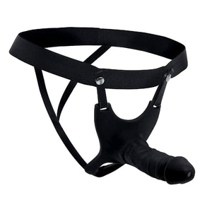 Realistic 7" Strapon Harness BDSM