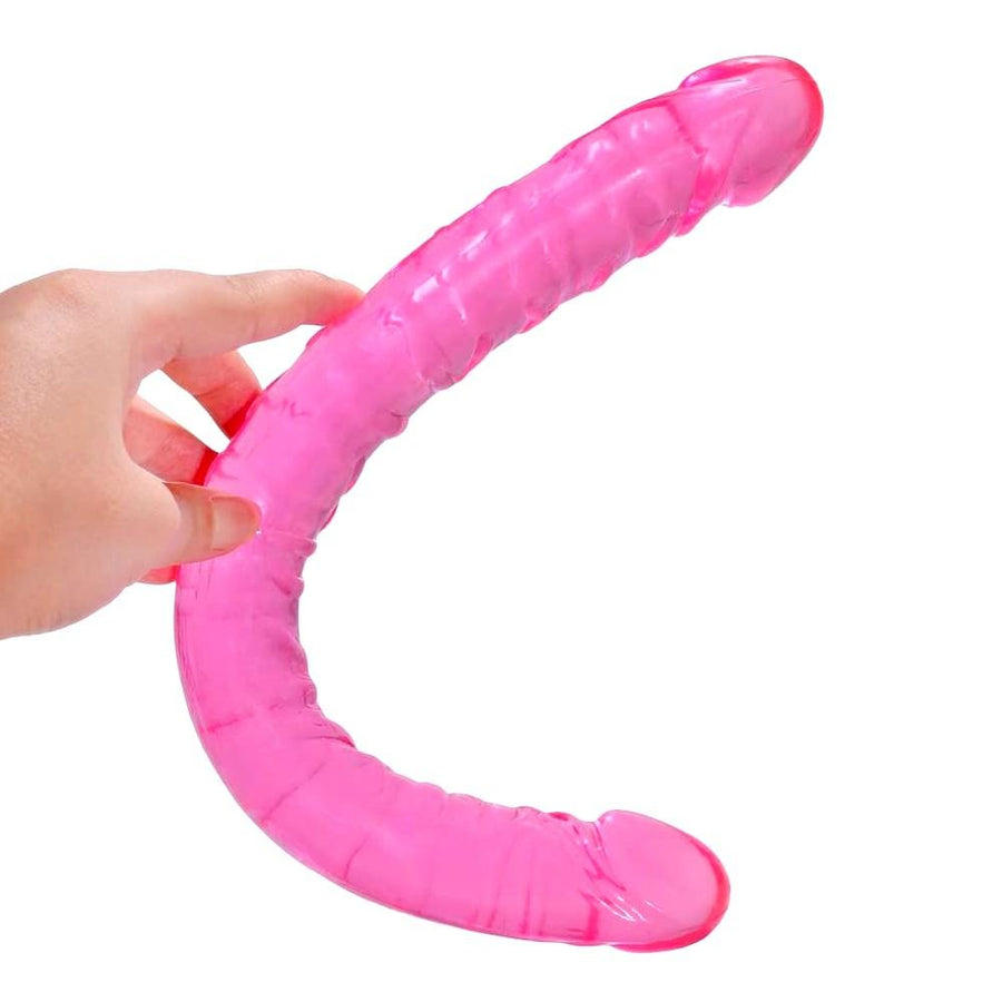 Sexy Double Ended Pink Dildo BDSM, gallery view 3