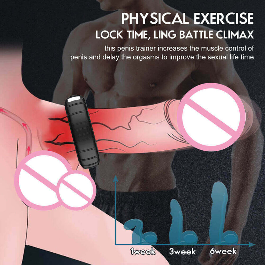 Wireless Electric Waterproof Vibrating Cock Ring, gallery view 2