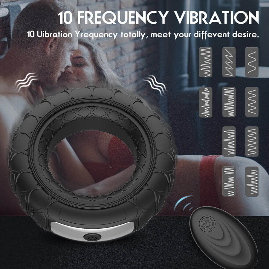 Wireless Electric Waterproof Vibrating Cock Ring, gallery view 3