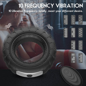 Wireless Electric Waterproof Vibrating Cock Ring