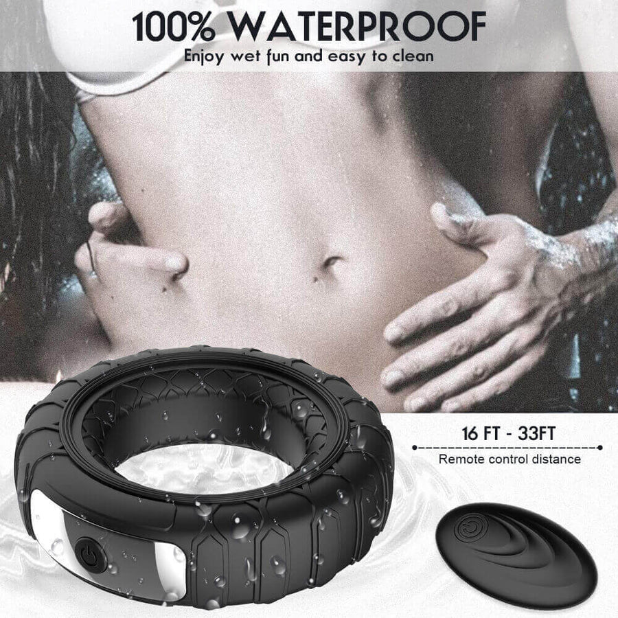 Wireless Electric Waterproof Vibrating Cock Ring, gallery view 4