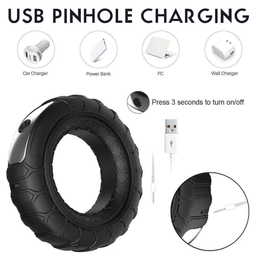Wireless Electric Waterproof Vibrating Cock Ring, gallery view 5