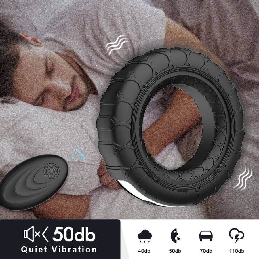 Wireless Electric Waterproof Vibrating Cock Ring, gallery view 6