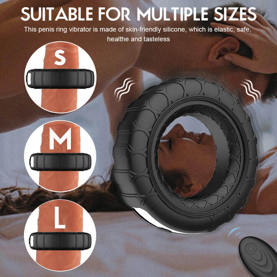 Wireless Electric Waterproof Vibrating Cock Ring, gallery view 7