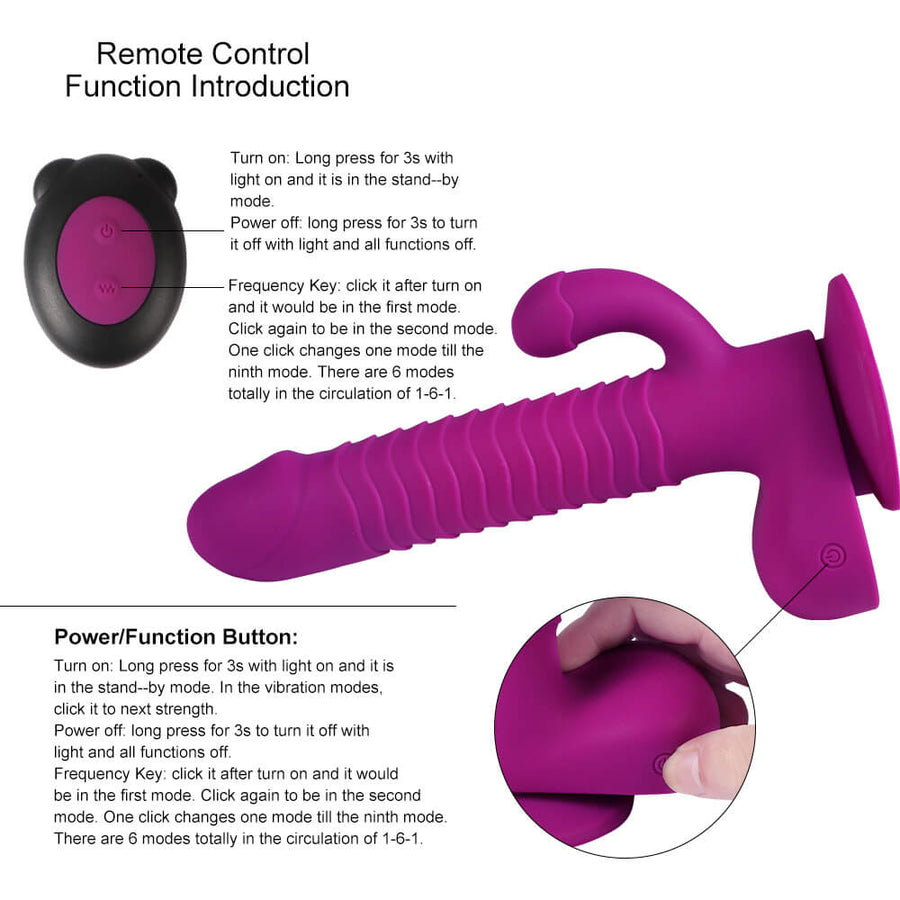 Wireless Realistic Dildos Vibrator, gallery view 9